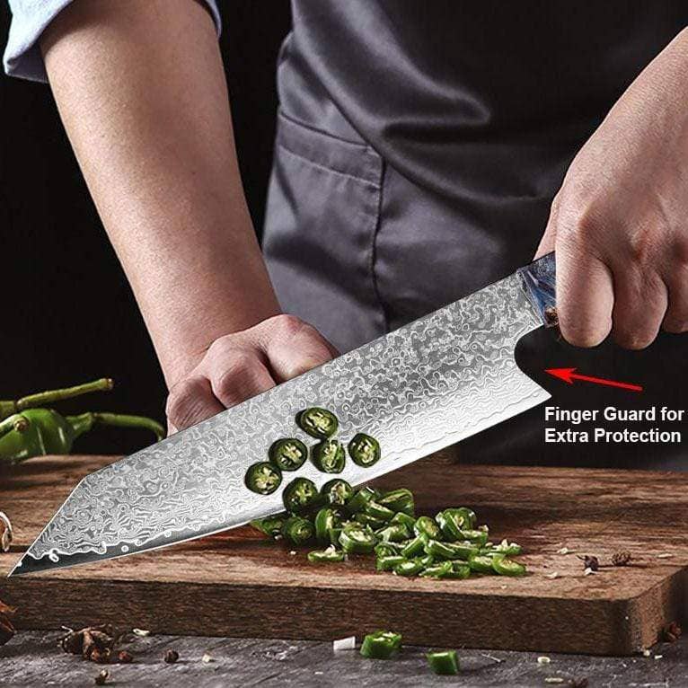 67-Layer Japanese VG10 Damascus Steel Kiritsuke Chef's Knife