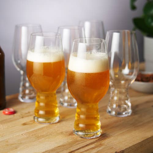 Craft Beer - Crystal IPA Glasses - Set of 6