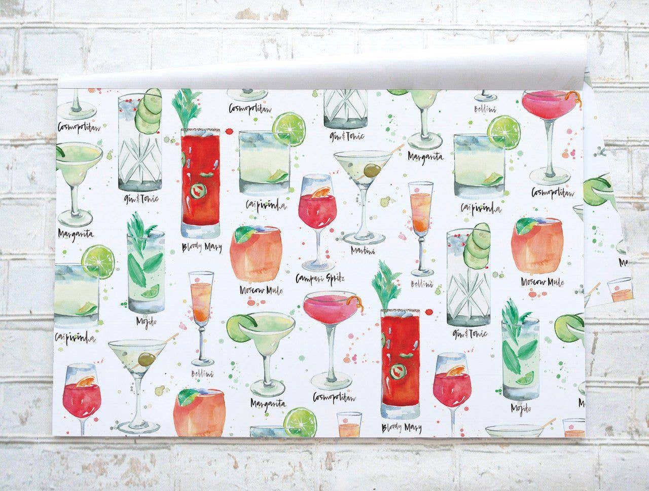 Cocktails - Paper Placemats