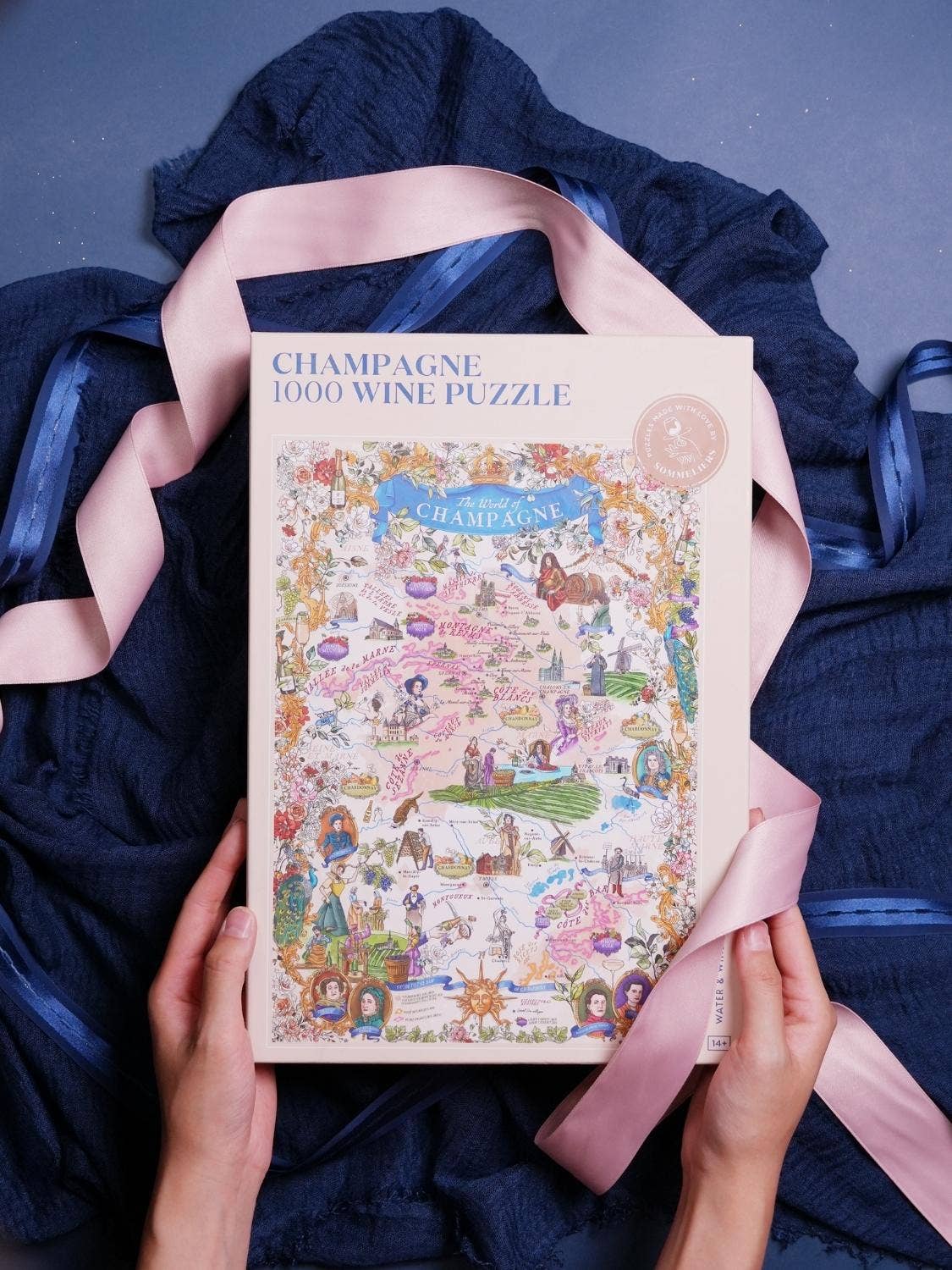 Champagne Wine Puzzle Made in USA