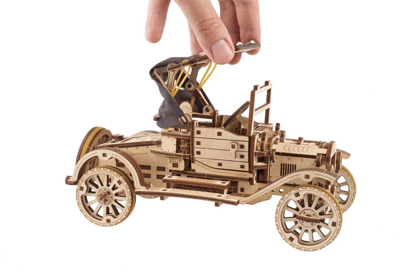 UGears Retro Car UGR-T -Wooden 3D Puzzles - DIY