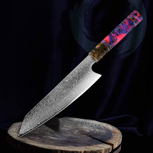 67-Layer Japanese VG10 Damascus Steel Kiritsuke Chef's Knife