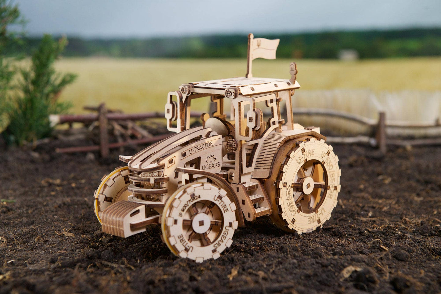 UGears The Tractor wins -Wooden 3D Puzzles - DIY