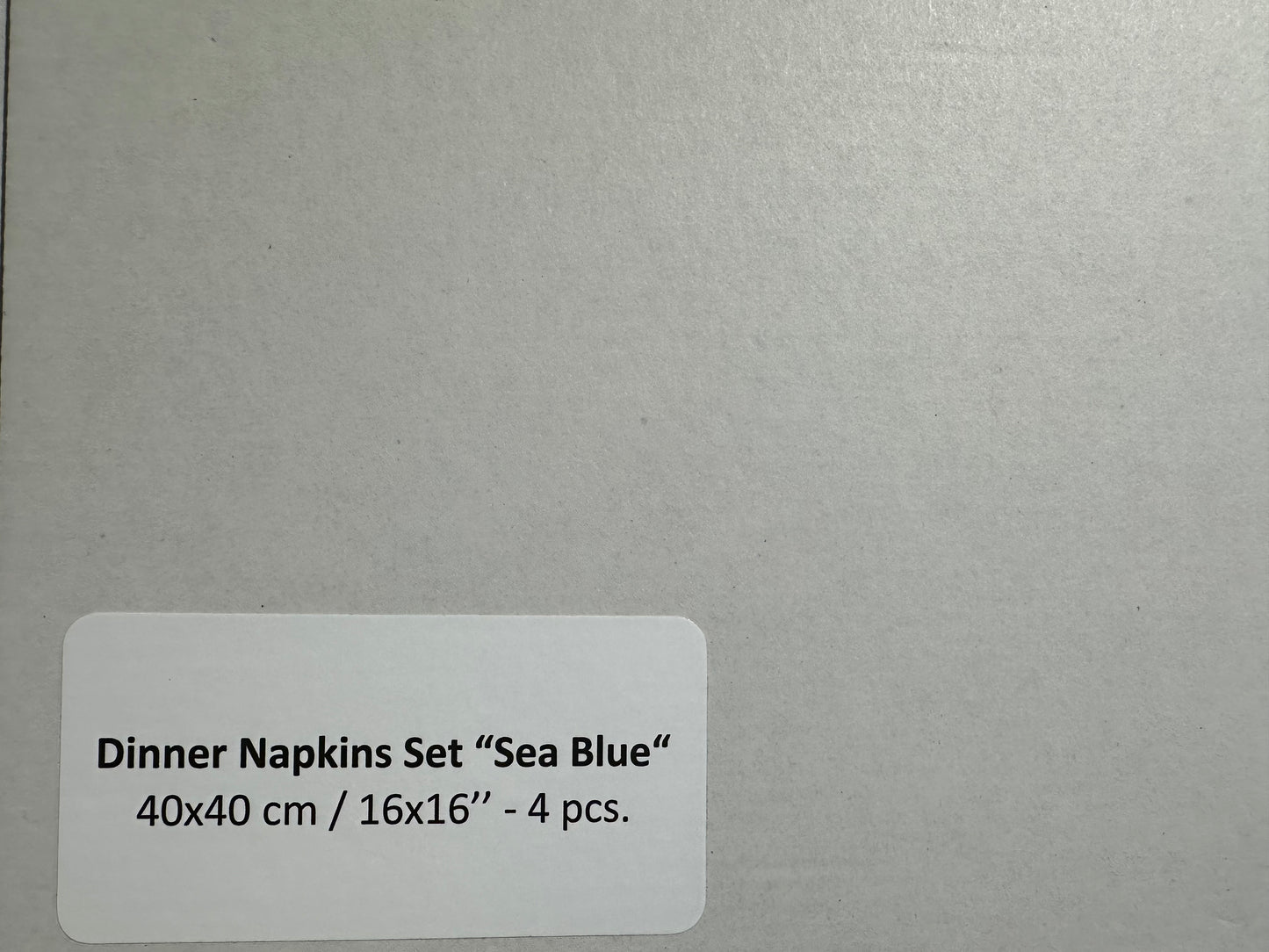 Blue Sea Inspired Ukrainian Embroidered Napkin Set