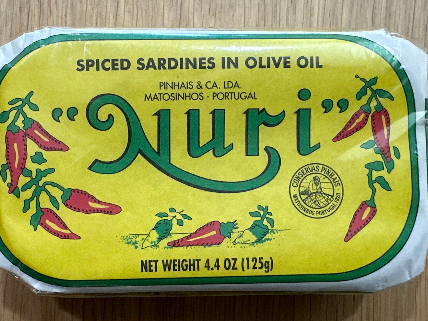 Nuri Spiced Sardines in Olive Oil Packed in Portugal