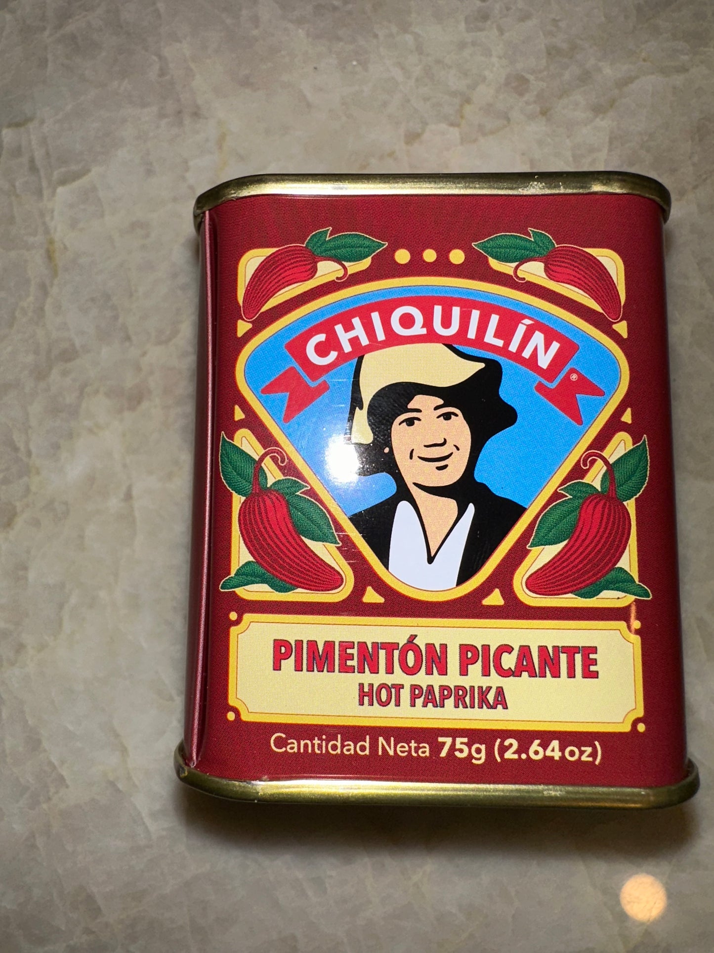 Chiquilin Hot Paprika 2.64 Ounce – Made in Spain in Metal Container