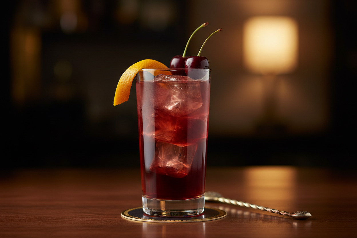 Bordeaux Stemmed Dark Cherries Cocktail Garnish 10 oz