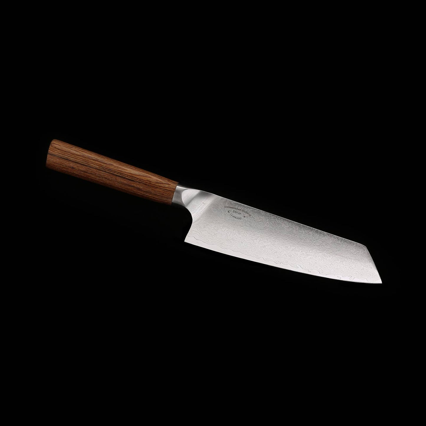 PUMA  7" Santoku knife,VG-10 Damascus Steel blade with Pakka wood handle