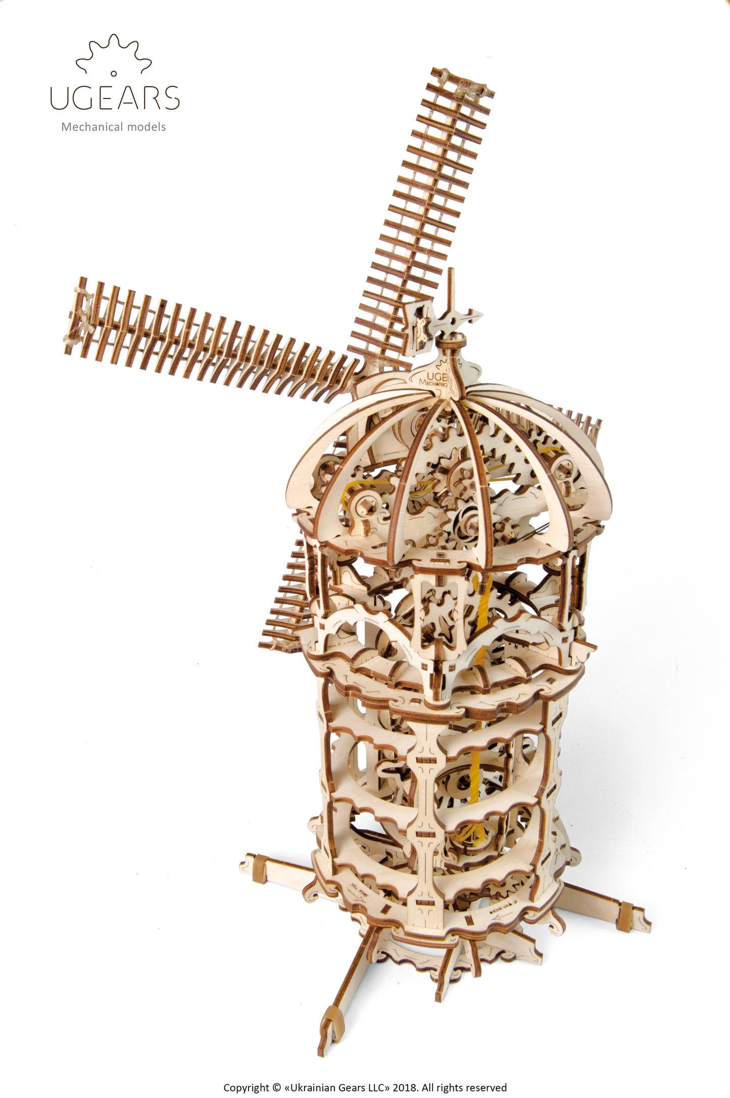 UGears Tower Windmill -Wooden 3D Puzzles - DIY
