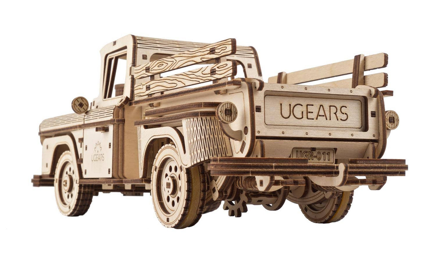 UGears Pickup Lumberjack -Wooden 3D Puzzles - DIY