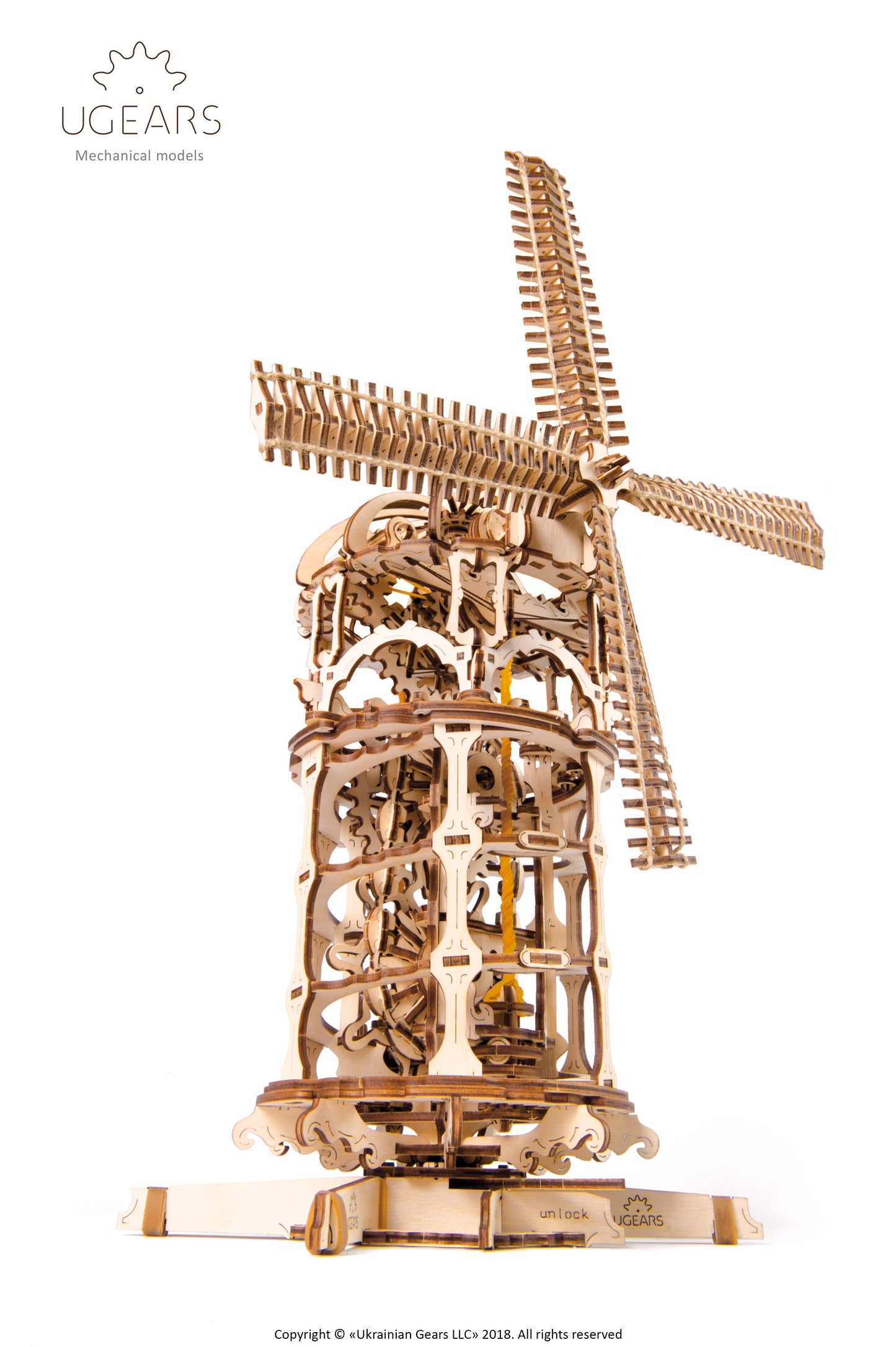 UGears Tower Windmill -Wooden 3D Puzzles - DIY