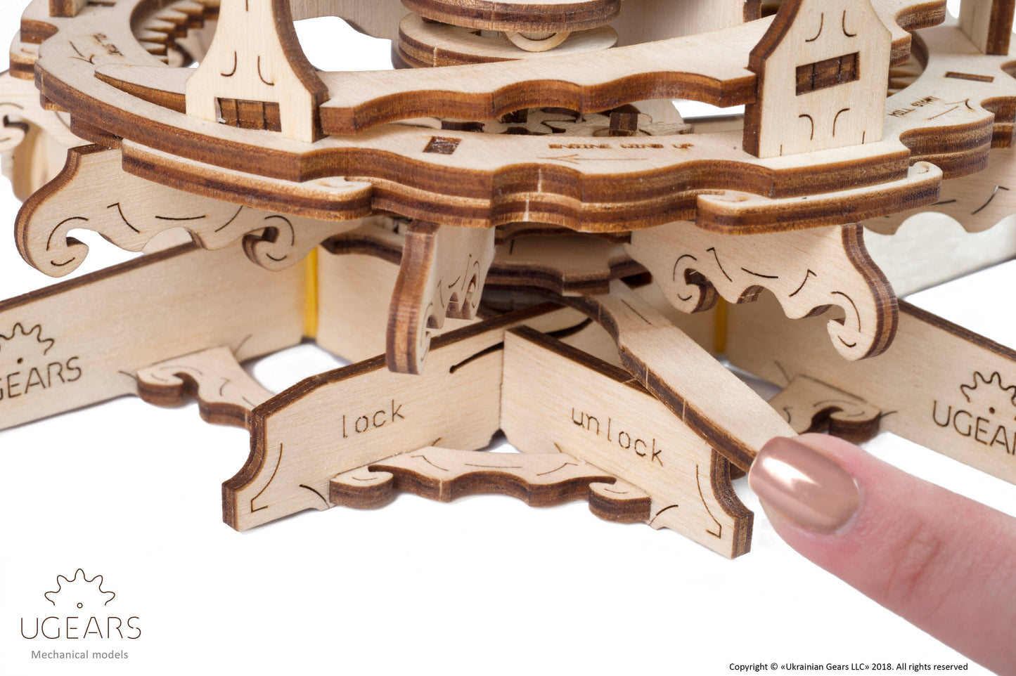 UGears Tower Windmill -Wooden 3D Puzzles - DIY