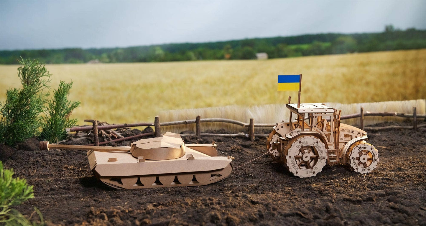 UGears The Tractor wins -Wooden 3D Puzzles - DIY