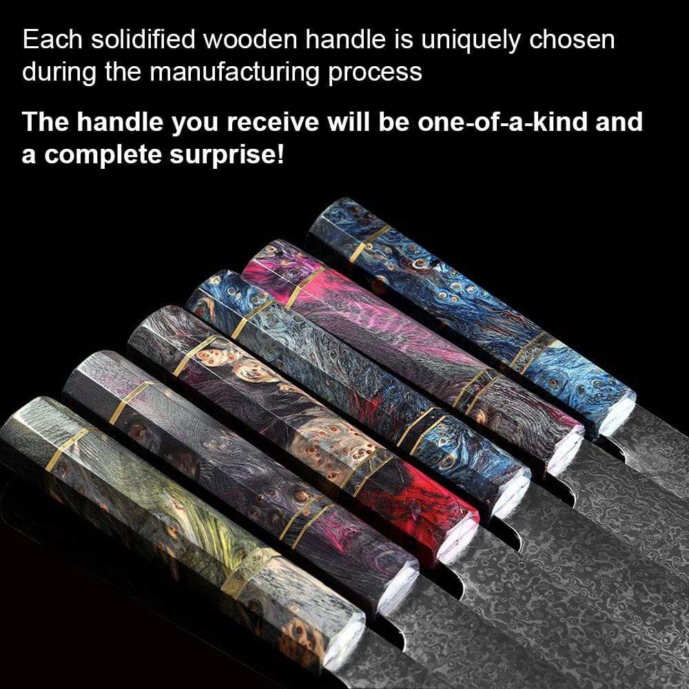 67-Layer Japanese VG10 Damascus Steel Kiritsuke Chef's Knife