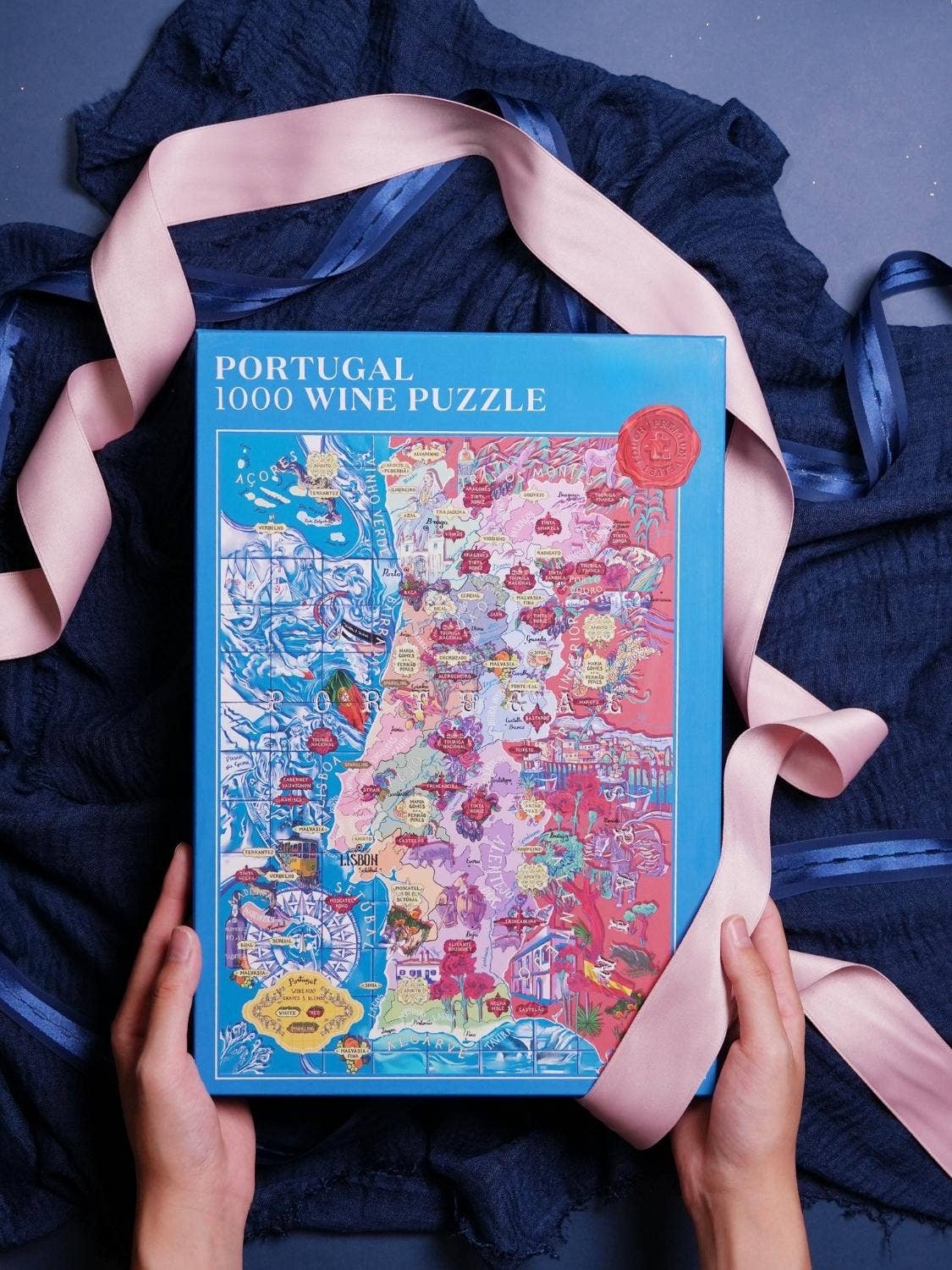 Made in USA Portugal Wine Puzzle