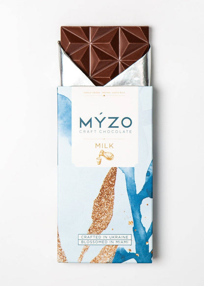 MYZO 48% Milk Chocolate | Creamy Single-Origin Cacao from Costa Rica-Made in Ukraine
