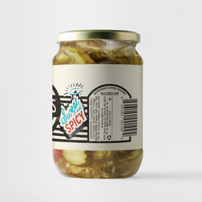 McClure's Sweet & Spicy Coin Cut Slices Packed in USA