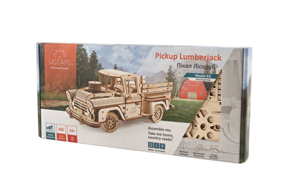 UGears Pickup Lumberjack -Wooden 3D Puzzles - DIY