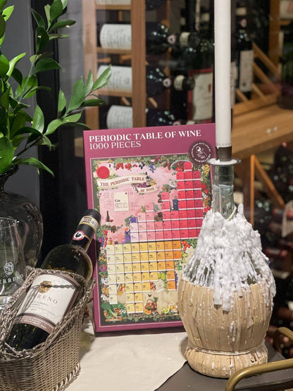 Periodic Table of Wine Puzzle Made in USA