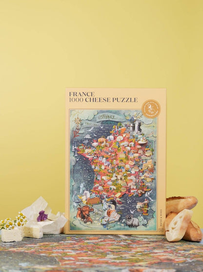 France Cheese Puzzle Made in USA