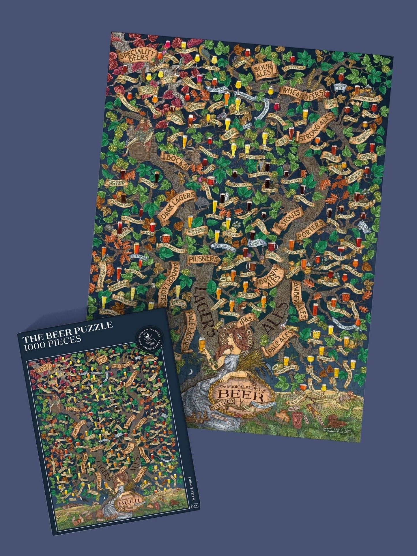 Made in USA World of Beer Puzzle