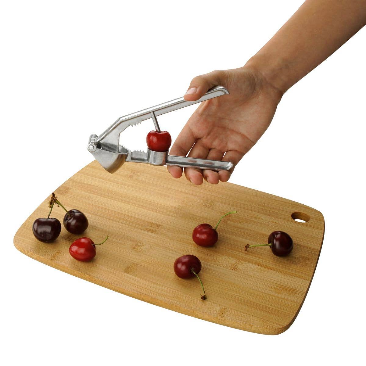 3-in-1 garlic press, pitter, nutcracker