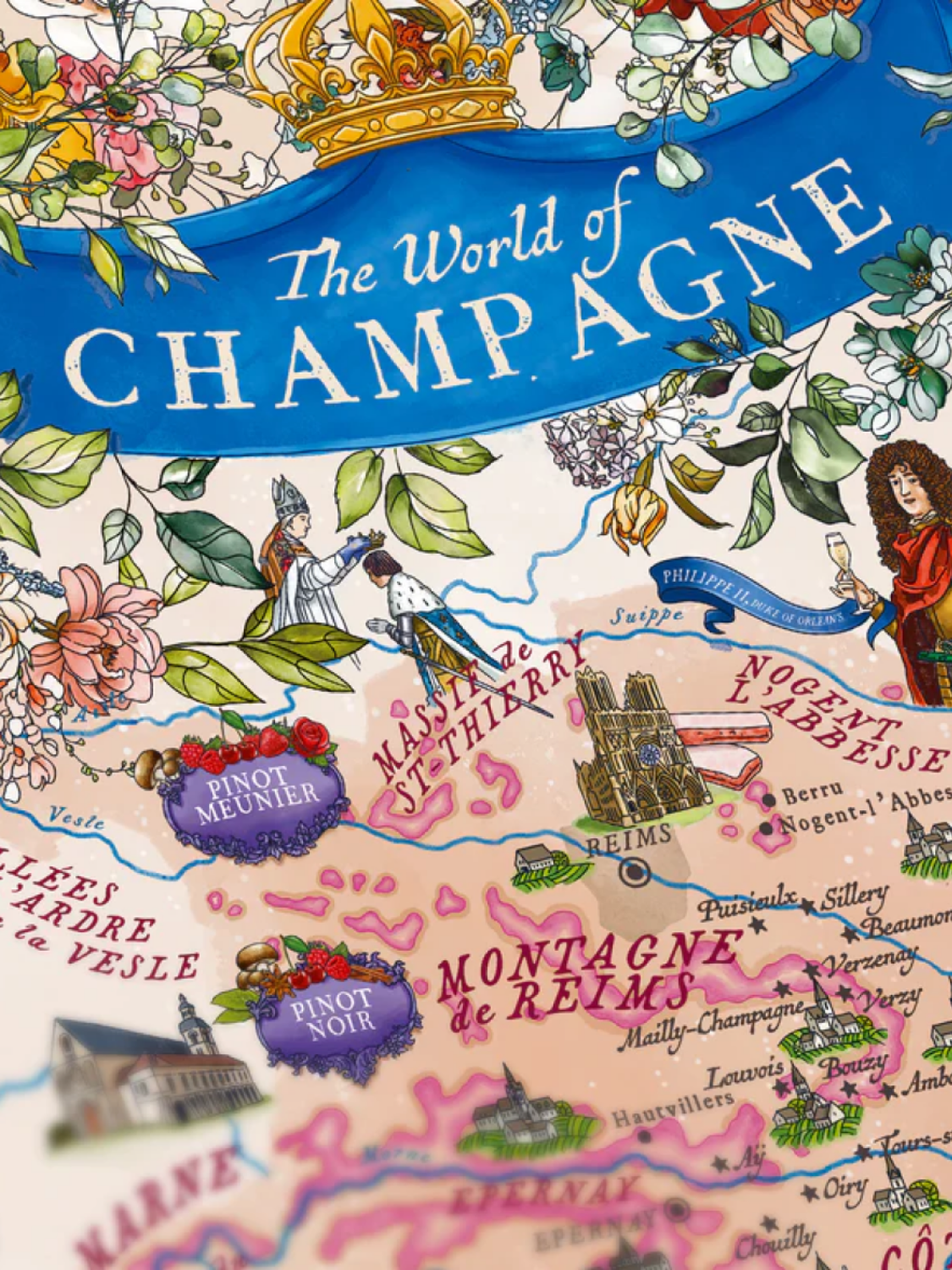 Champagne Wine Puzzle Made in USA