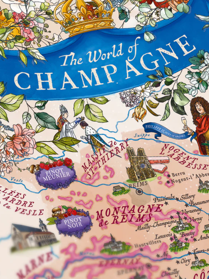 Champagne Wine Puzzle Made in USA