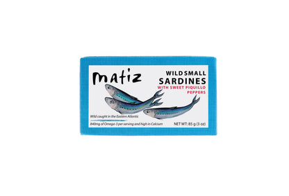 Matiz Sardinillas with Piquillo - 3oz Tin Packed in Spain