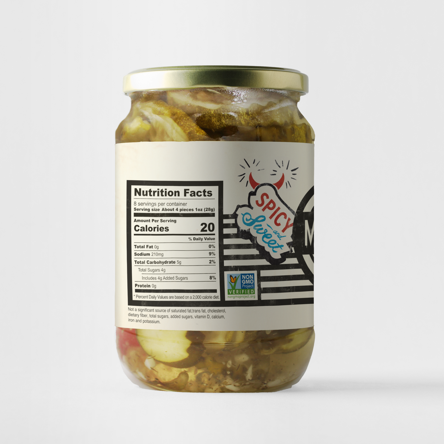 McClure's Sweet & Spicy Coin Cut Slices Packed in USA