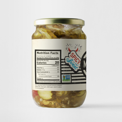 McClure's Sweet & Spicy Coin Cut Slices Packed in USA