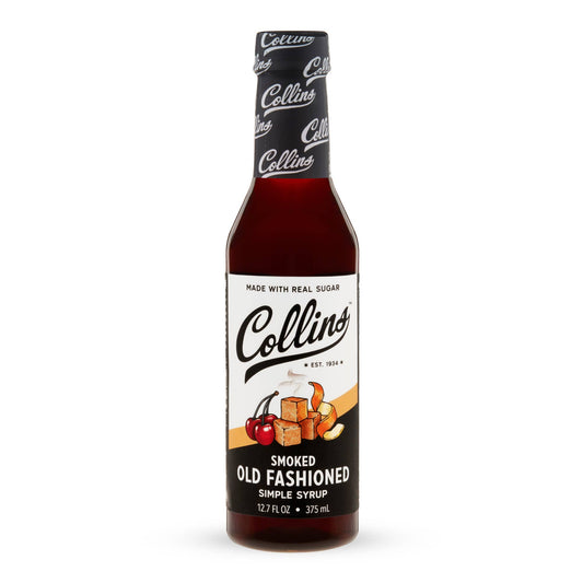 Real Sugar Smoked Old Fashioned Cocktail Syrup 12.7 oz  Packed in USA