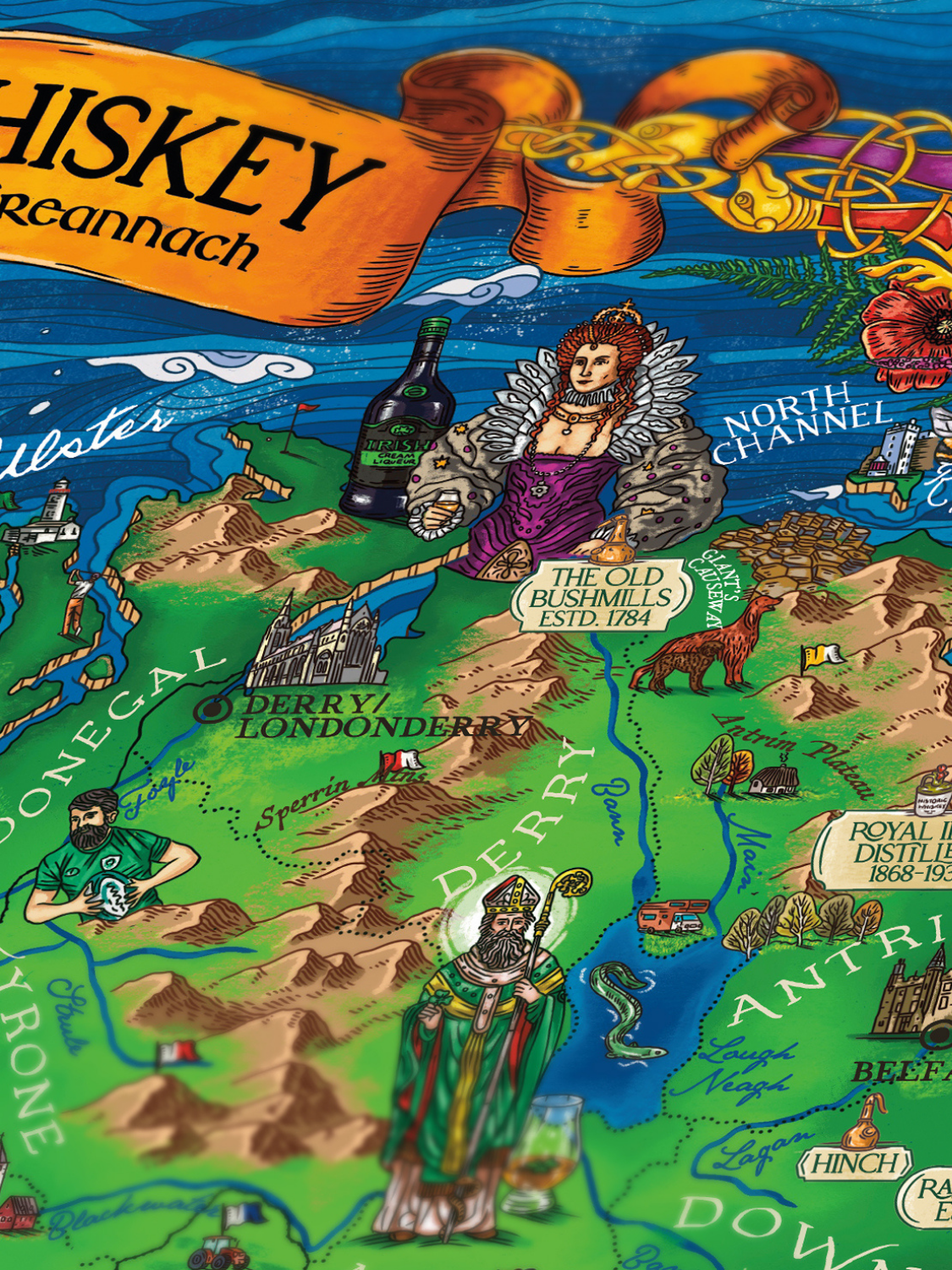 Irish Whiskey Puzzle Made in USA
