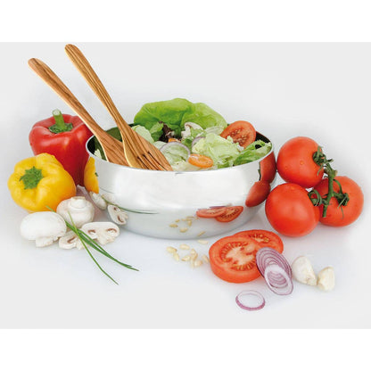 Olive Wood Salad Servers Made in Albania