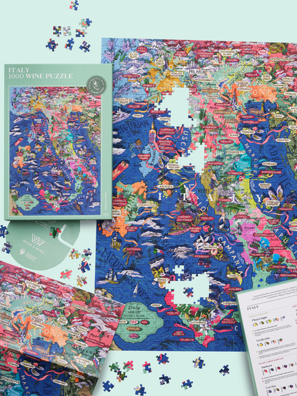 Italy Wine Puzzle Made in USA