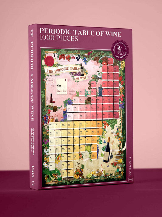 Periodic Table of Wine Puzzle Made in USA