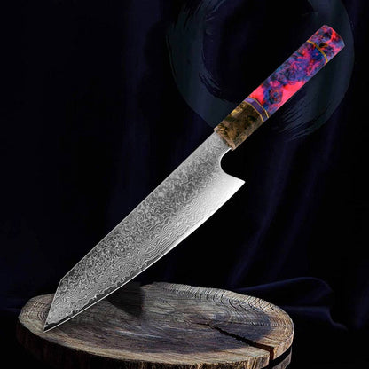 67-Layer Japanese VG10 Damascus Steel Kiritsuke Chef's Knife