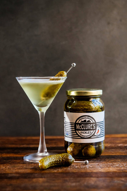 McClure's Garlic & Dill Coin Cut Slices Packed in USA