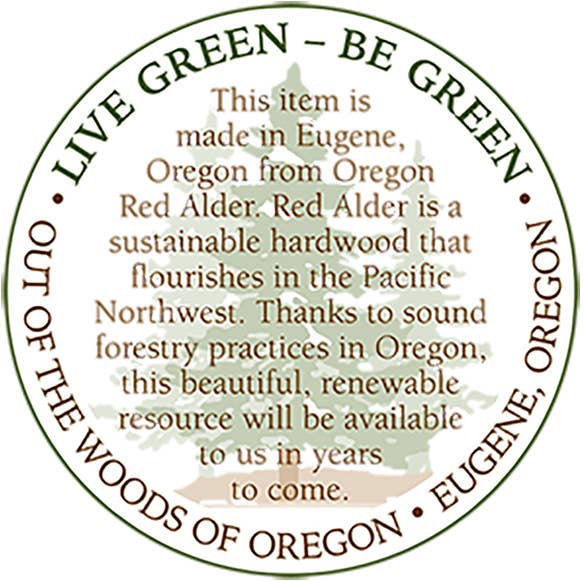 Made in USA Solid Red Alder Butcher Block