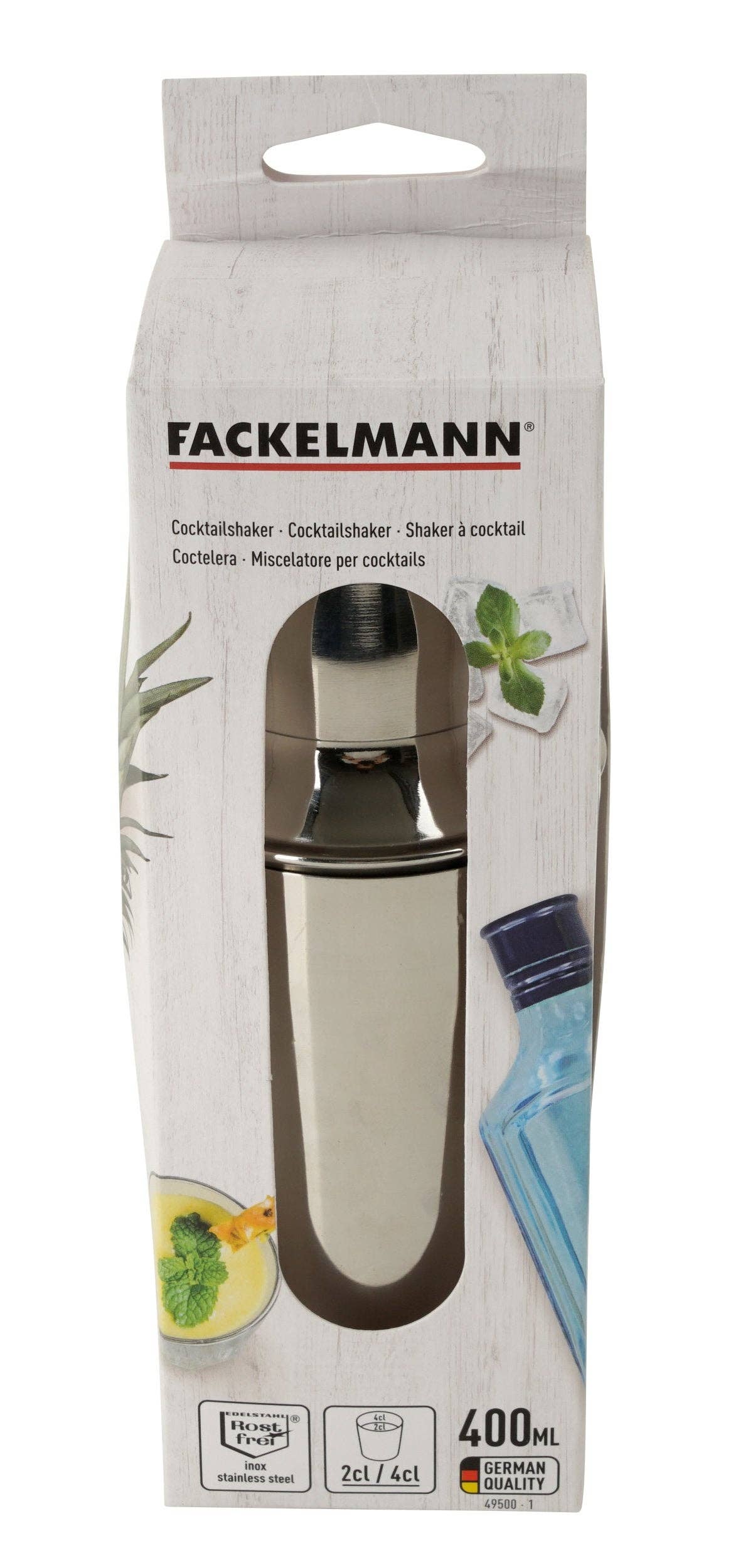 Personal Size Stainless Steel Cocktail Shaker 13.53 Ounces