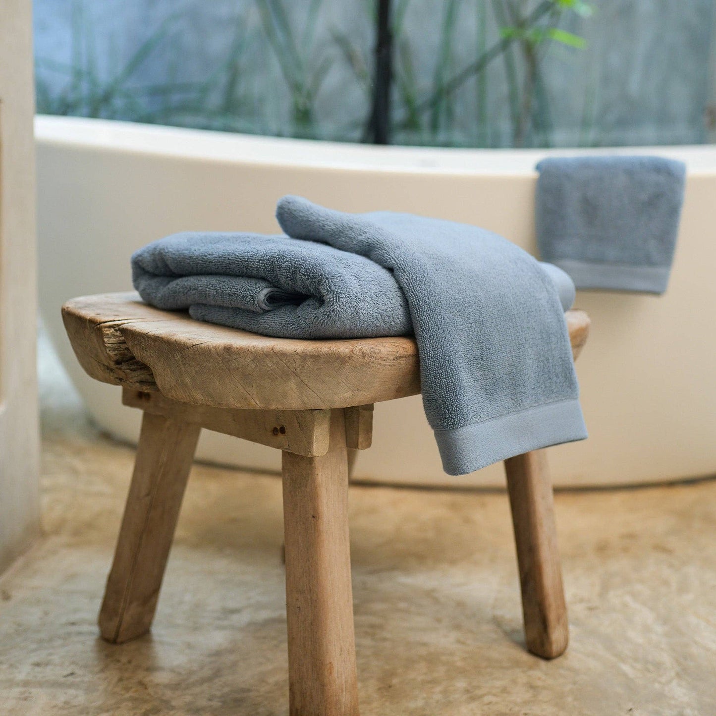 Made in Portugal Organic Cotton Oasis Bath Towel Sets