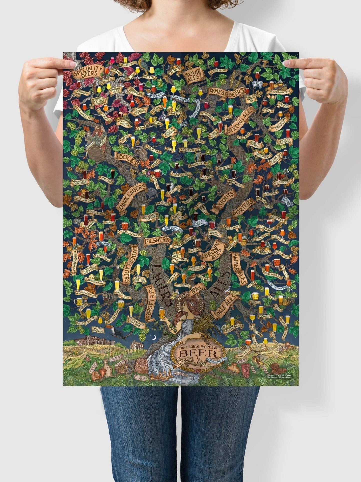 Made in USA World of Beer Puzzle