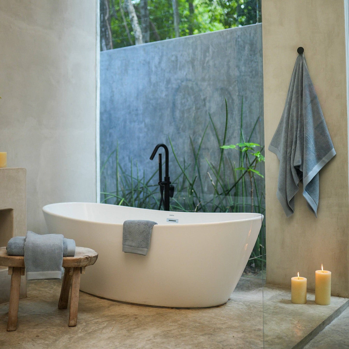 Made in Portugal Organic Cotton Oasis Bath Towel Sets