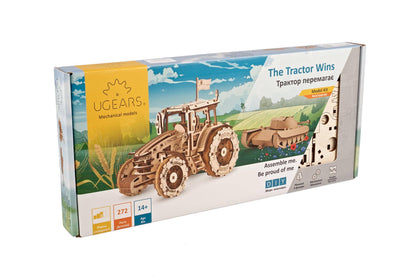 UGears The Tractor wins -Wooden 3D Puzzles - DIY