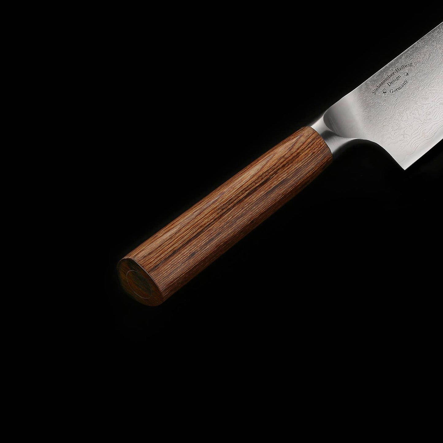 PUMA  7" Santoku knife,VG-10 Damascus Steel blade with Pakka wood handle