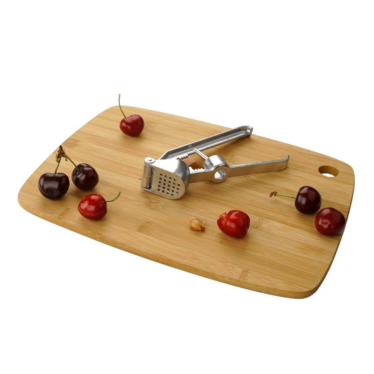 3-in-1 garlic press, pitter, nutcracker