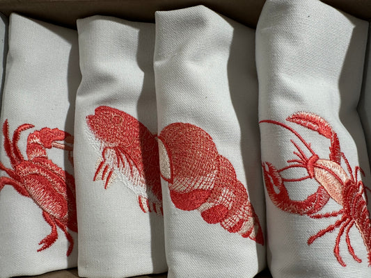 Red Sea Inspired Ukrainian Embroidered Napkins