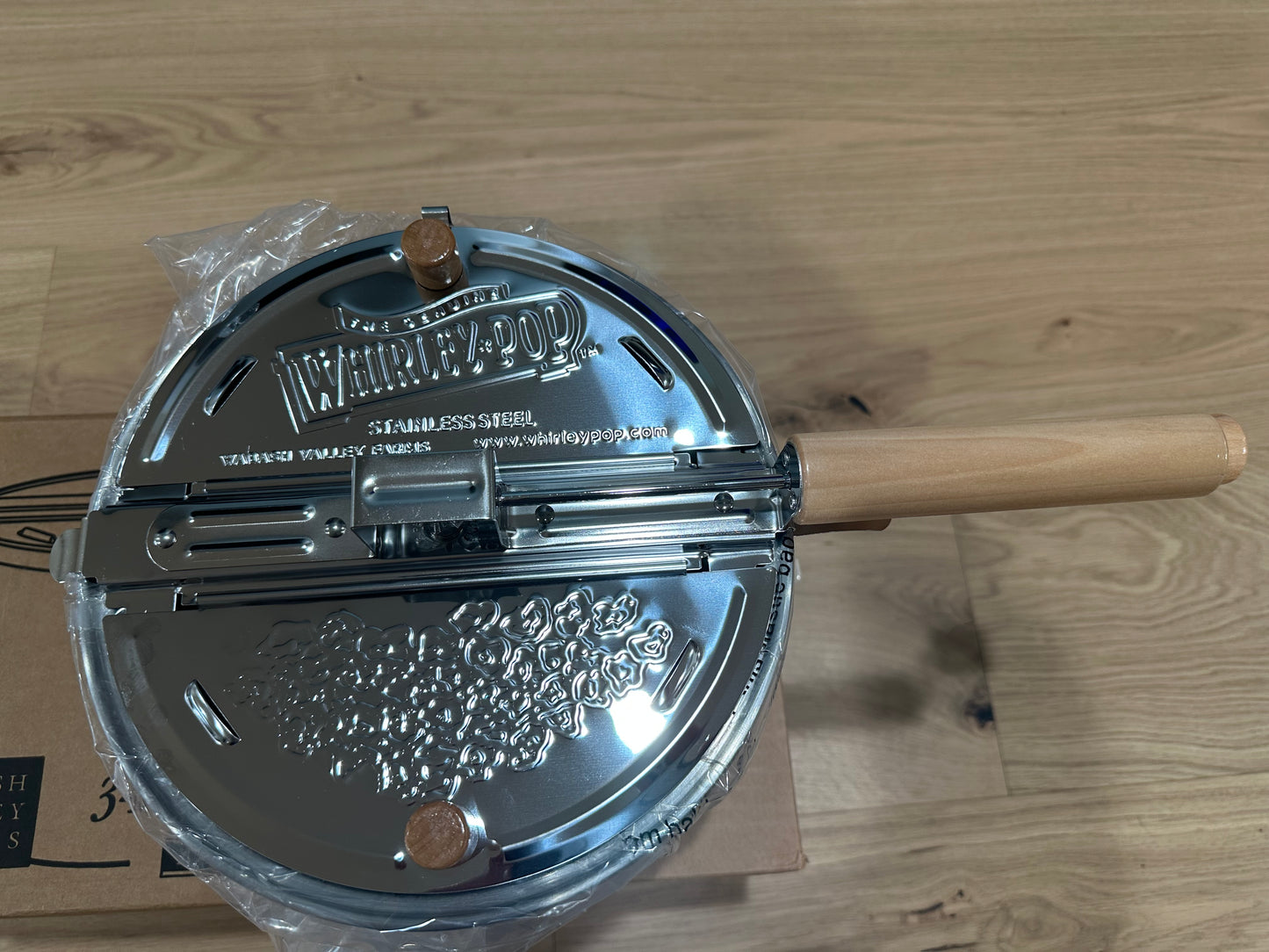 Deluxe Stainless Steel Whirley Pop Popper