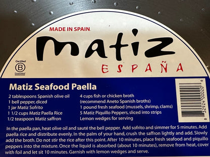 Made in Spain Matiz Paella Pan - 13" Diameter