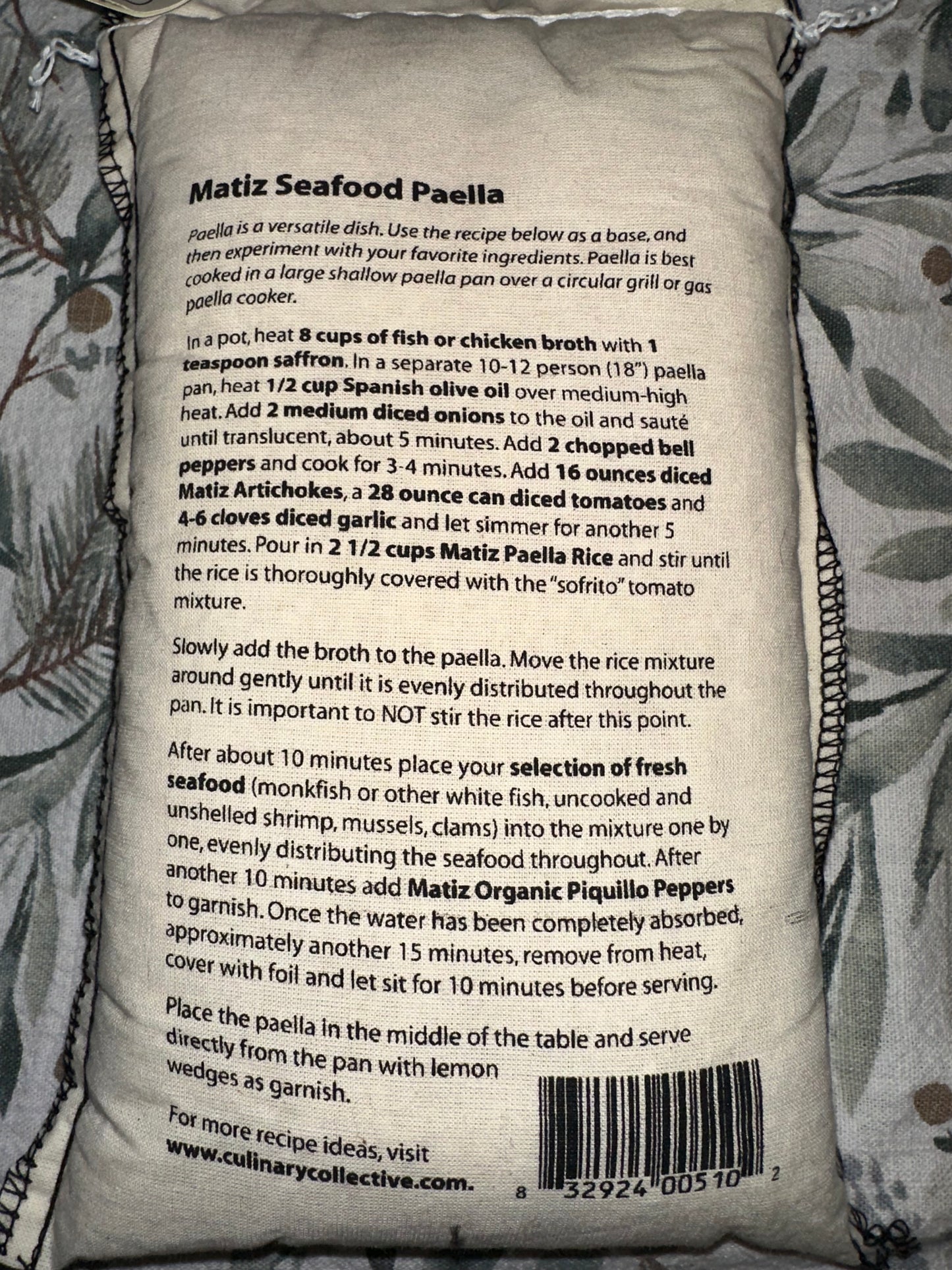 Spanish Matiz Paella Rice - 2.2lb Bag